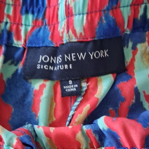 Jones New York Multicolor Patterned Trousers - Picture 2 of 5